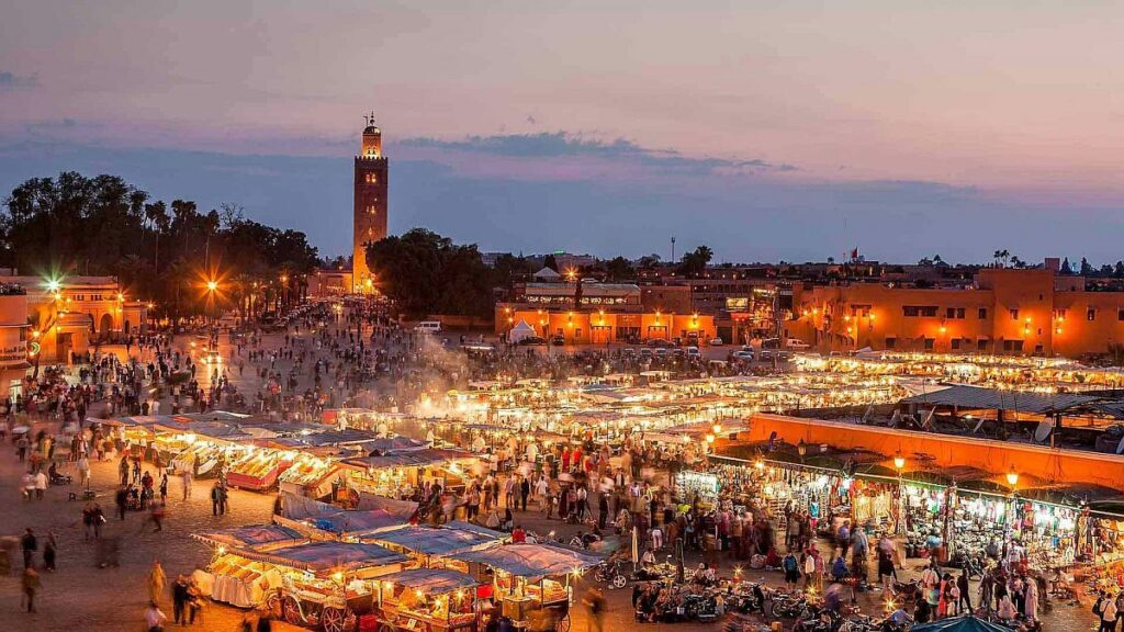 Marrakech la nuit 