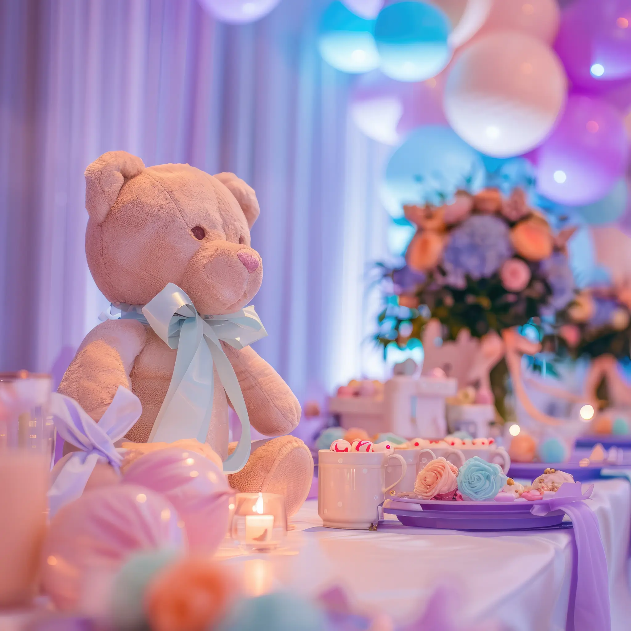 Événementiel 2 Événementiel chez Shade waves, , une magnifique baby shower toute en couleur